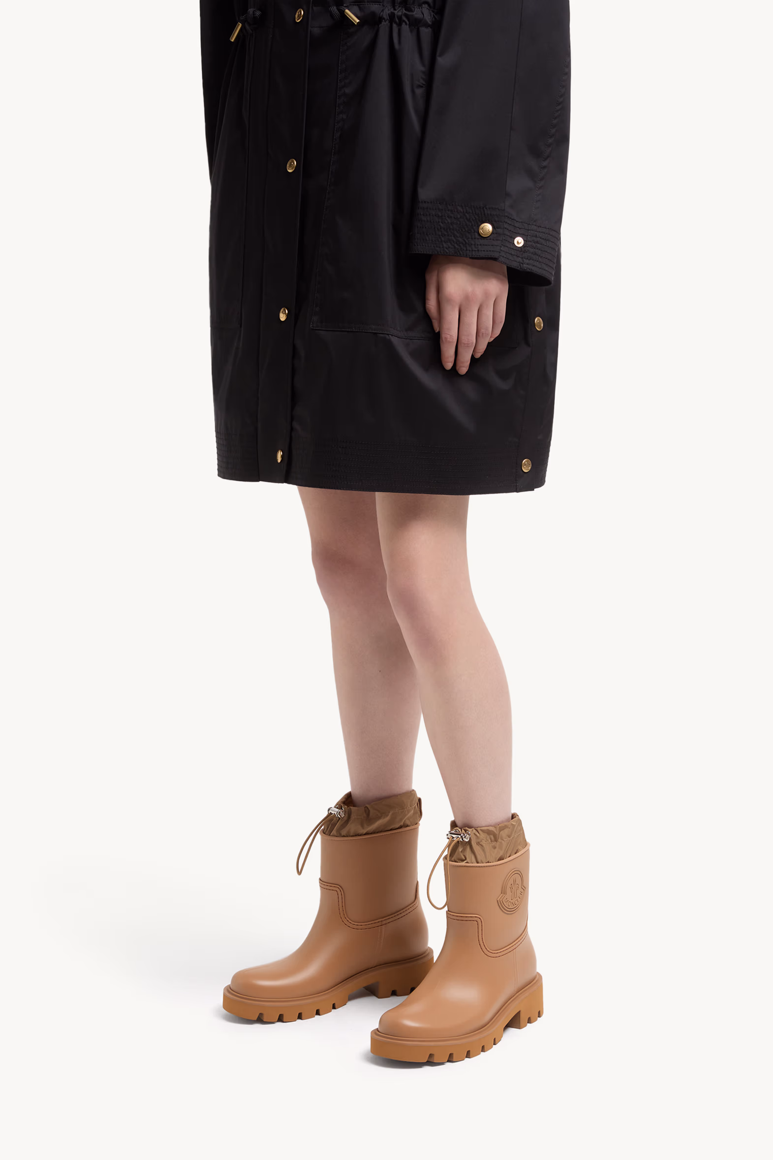 Kickstream Rain Boots Women Light Brown Moncler 2
